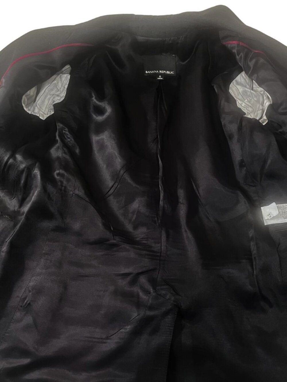Banana Republic BR Captain's Blazer Jacket - Timeless - Black - Size 0 - Picture 7 of 15